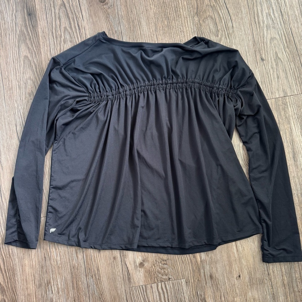 Fabletics Cashel Long-Sleeve Cinched Back Top Large - Picture 4 of 5